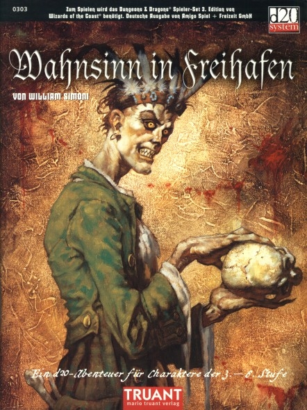 TSR D&D/AD&D Fantasy-Rollenspiele Archive: Wahnsinn in Freihafen