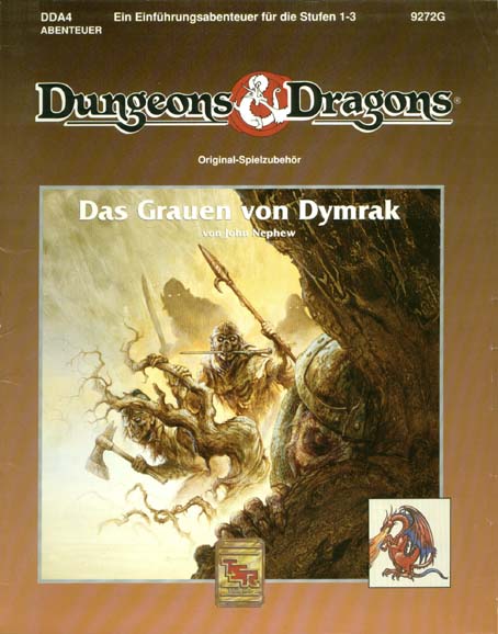 TSR D&D/AD&D Fantasy-Rollenspiele Archive: DDA4 Das Grauen von Dymrak