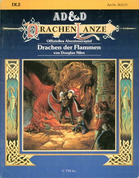 TSR D&D/AD&D Fantasy-Rollenspiele Archive: DL2 Drachen der Flammen
