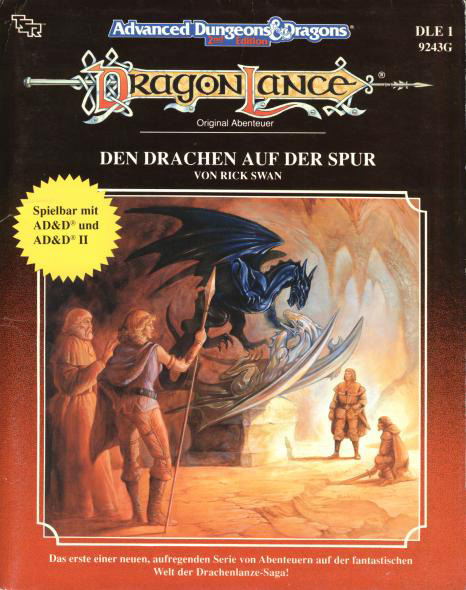 TSR D&D/AD&D Fantasy-Rollenspiele Archive: DLE1 Den Drachen auf der Spur