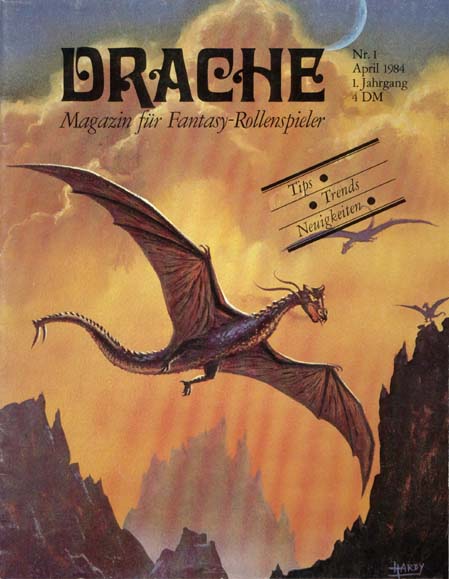 TSR D&D/AD&D Fantasy-Rollenspiele Archive: Drache #1