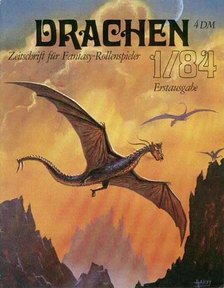 TSR D&D/AD&D Fantasy-Rollenspiele Archive: Drache #1 (Pre-publication Edition)