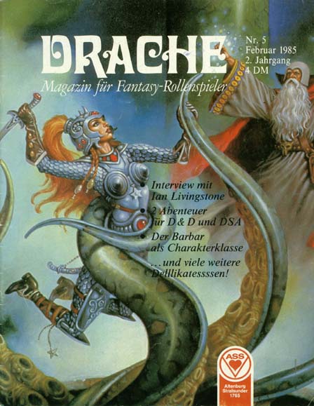 TSR D&D/AD&D Fantasy-Rollenspiele Archive: Drache #5