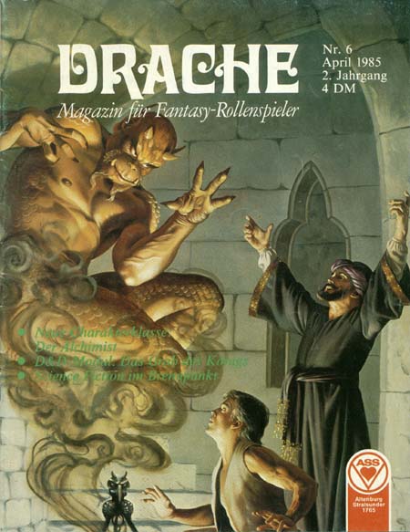 TSR D&D/AD&D Fantasy-Rollenspiele Archive: Drache #6