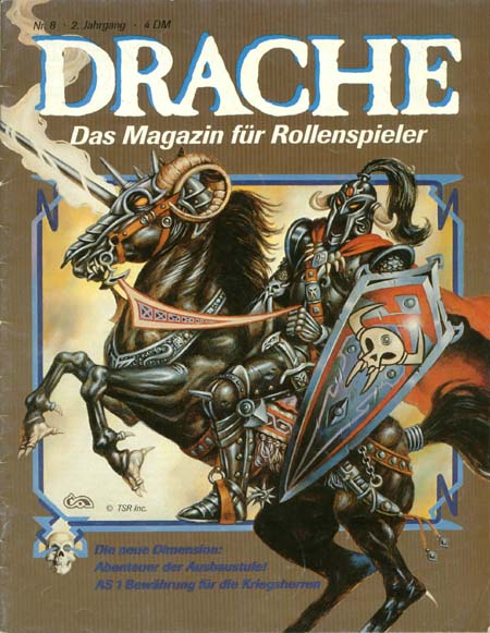 TSR D&D/AD&D Fantasy-Rollenspiele Archive: Drache #8