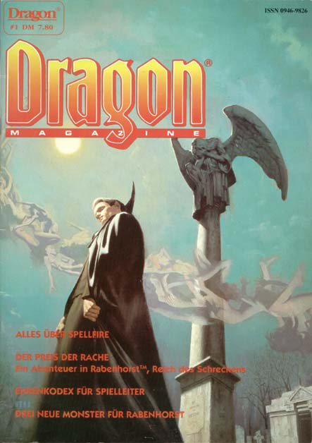 TSR D&D/AD&D Fantasy-Rollenspiele Archive: Dragon Magazine #1