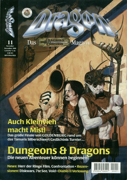 TSR D&D/AD&D Fantasy-Rollenspiele Archive: Dragon Magazine #11