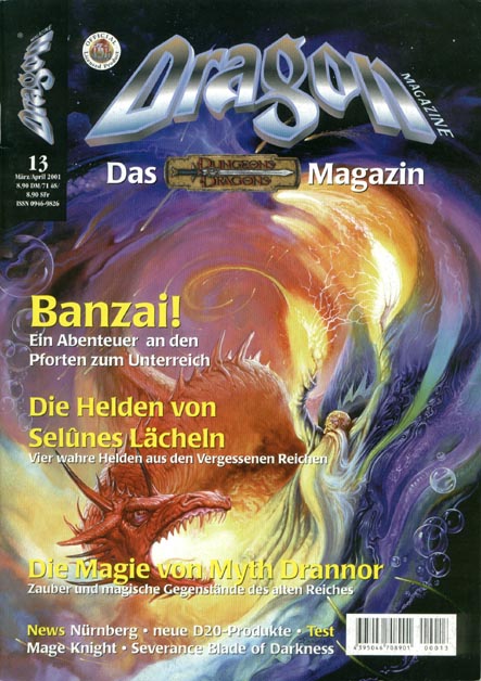 TSR D&D/AD&D Fantasy-Rollenspiele Archive: Dragon Magazine #13