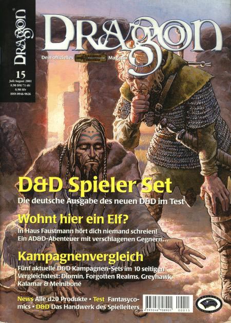 TSR D&D/AD&D Fantasy-Rollenspiele Archive: Dragon Magazine #15