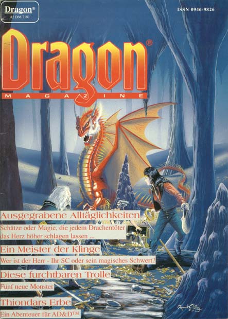 TSR D&D/AD&D Fantasy-Rollenspiele Archive: Dragon Magazine #2