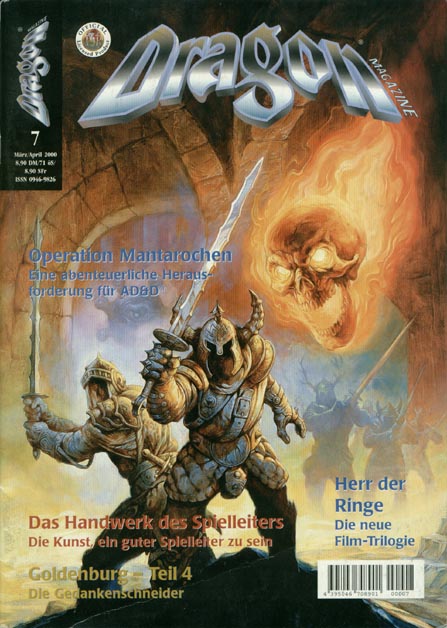TSR D&D/AD&D Fantasy-Rollenspiele Archive: Dragon Magazine #7