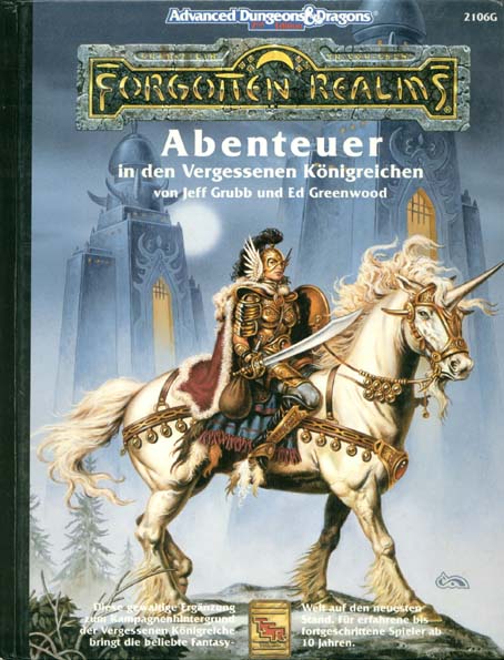 TSR D&D/AD&D Fantasy-Rollenspiele Archive: Forgotten Realms: Abenteuer in den Vergessenen Königreichen