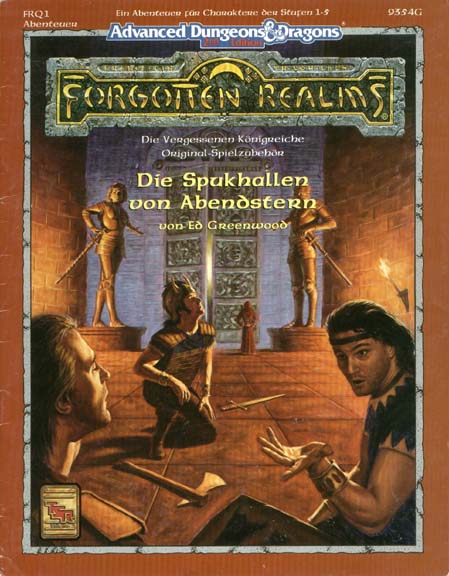 TSR D&D/AD&D Fantasy-Rollenspiele Archive: Forgotten Realms: FRQ1 Die Spukhallen von Abendstern
