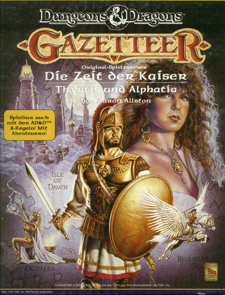 TSR D&D/AD&D Fantasy-Rollenspiele Archive: Die Zeit der Kaiser: Thyatis and Alphatia