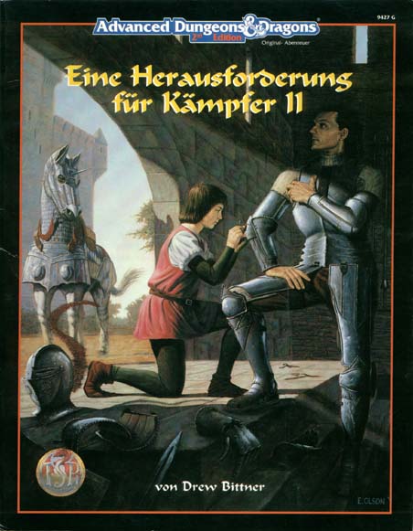 TSR D&D/AD&D Fantasy-Rollenspiele Archive: Eine Herausforderung für Kämpfer II