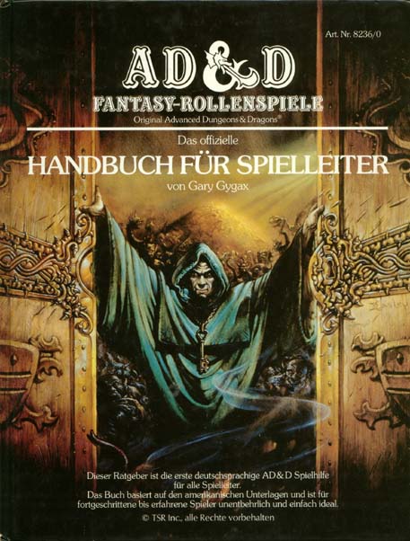 TSR D&D/AD&D Fantasy-Rollenspiele Archive: Handbuch für Spielleiter