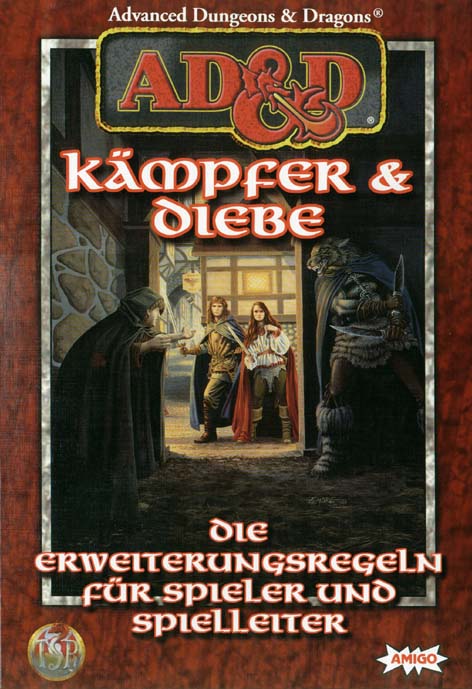 TSR D&D/AD&D Fantasy-Rollenspiele Archive: Kämpfer & Diebe