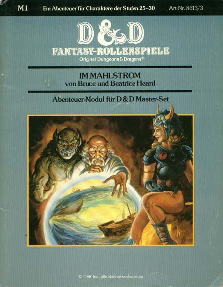 TSR D&D/AD&D Fantasy-Rollenspiele Archive: M1 Im Mahlstrom