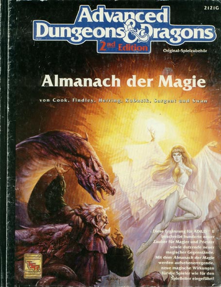 TSR D&D/AD&D Fantasy-Rollenspiele Archive: Almanach der Magie