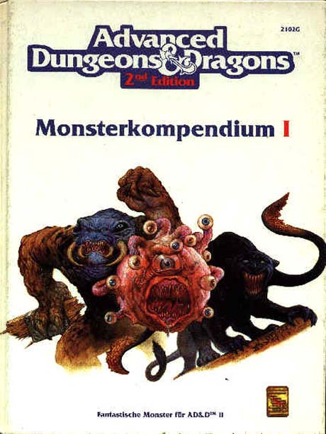TSR D&D/AD&D Fantasy-Rollenspiele Archive: Monsterkompendium I
