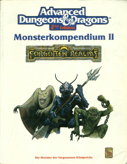 TSR D&D/AD&D Fantasy-Rollenspiele Archive: Monsterkompendium II
