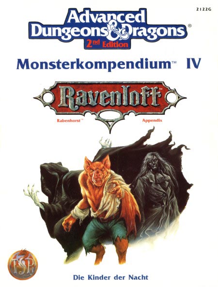 TSR D&D/AD&D Fantasy-Rollenspiele Archive: Monsterkompendium IV: Die Kinder der Nacht