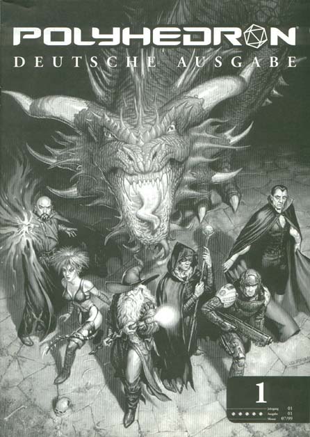 TSR D&D/AD&D Fantasy-Rollenspiele Archive: Polyhderon Deutsche Ausgabe #1