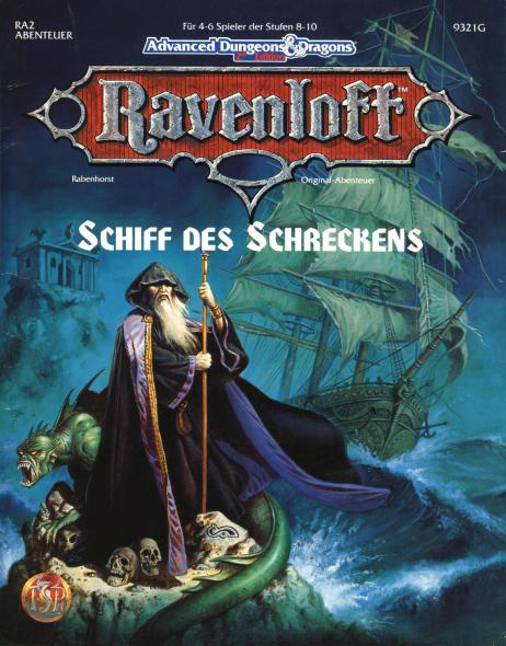 TSR D&D/AD&D Fantasy-Rollenspiele Archive: RA2 Schiff des Schreckens
