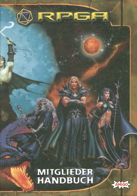 TSR D&D/AD&D Fantasy-Rollenspiele Archive: RPGA Mitglieder Handbuch
