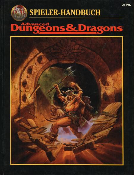 TSR D&D/AD&D Fantasy-Rollenspiele Archive: Spieler-Handbuch