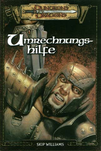 TSR D&D/AD&D Fantasy-Rollenspiele Archive: Umrechnungshilfe