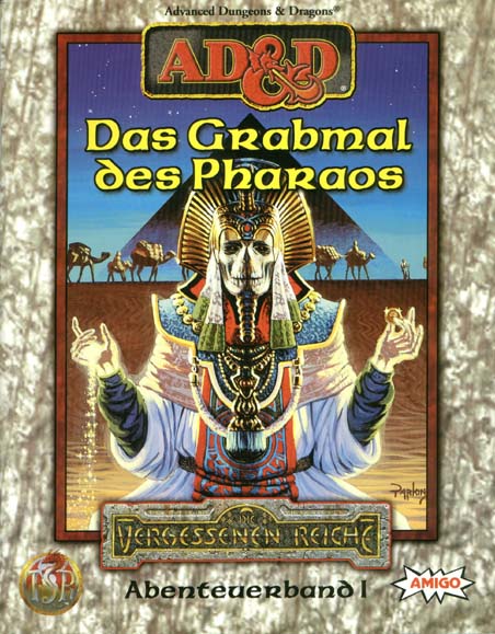 TSR D&D/AD&D Fantasy-Rollenspiele Archive: Das Grabmal des Pharaos