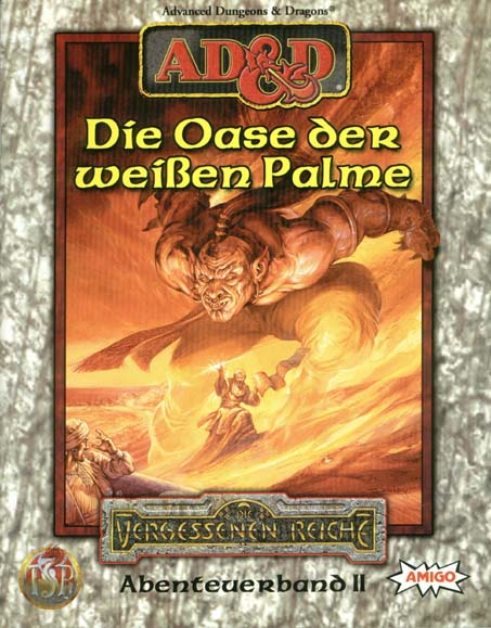 TSR D&D/AD&D Fantasy-Rollenspiele Archive: Die Oase der Weißen Palme