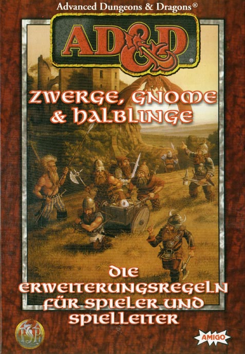 TSR D&D/AD&D Fantasy-Rollenspiele Archive: Zwege, Gnome & Halblinge