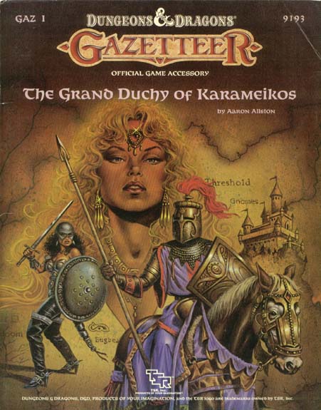TSR Dungeons & Dragons Archive: Gazetteer: The Grand Duchy of Karameikos