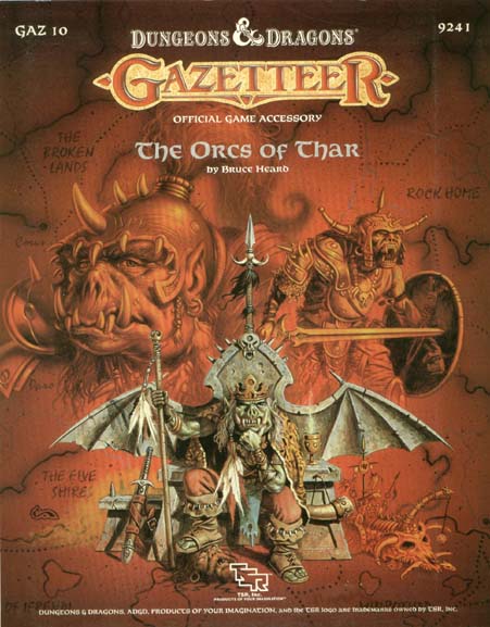 TSR Dungeons & Dragons Archive: Gazetteer: The Orcs of Thar
