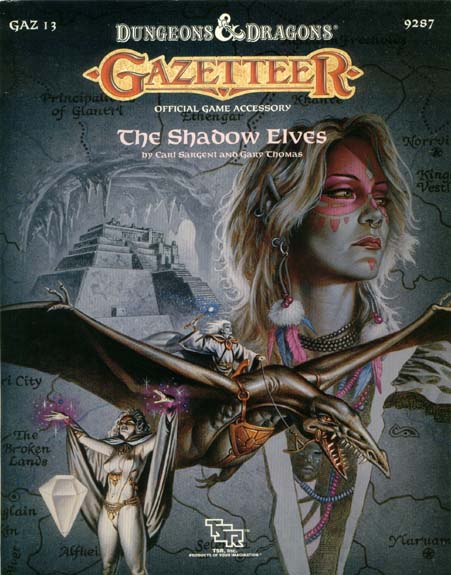 TSR Dungeons & Dragons Archive: Gazetteer: The Shadow Elves