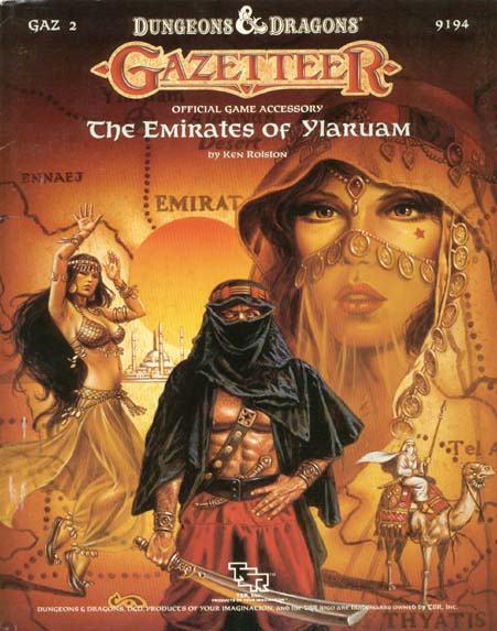 TSR Dungeons & Dragons Archive: Gazetteer: The Emirates of Ylaruam