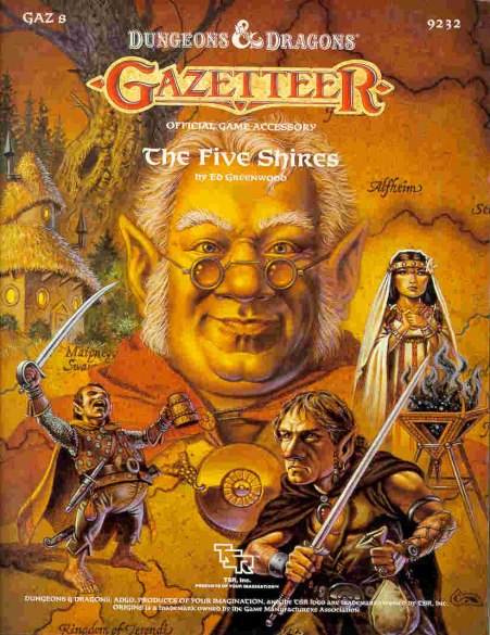 TSR Dungeons & Dragons Archive: Gazetteer: The Five Shires