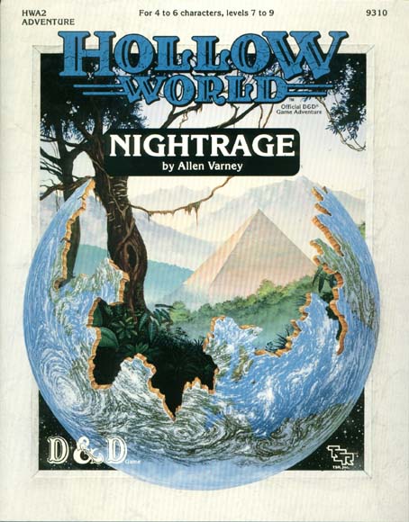 TSR Dungeons & Dragons Archive: Hollow World: Nightrage