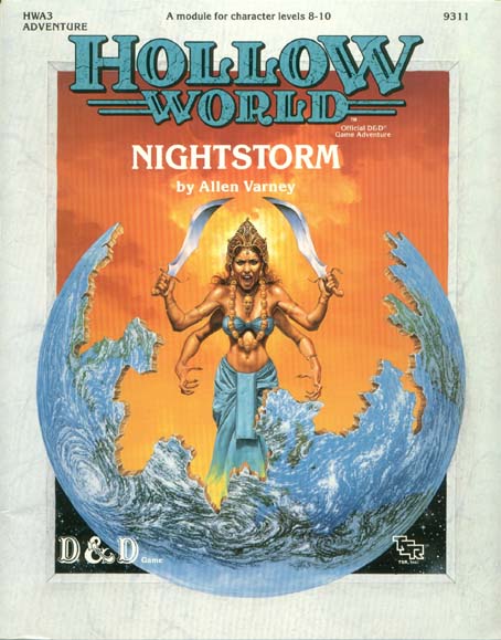 TSR Dungeons & Dragons Archive: Hollow World: Nightstorm
