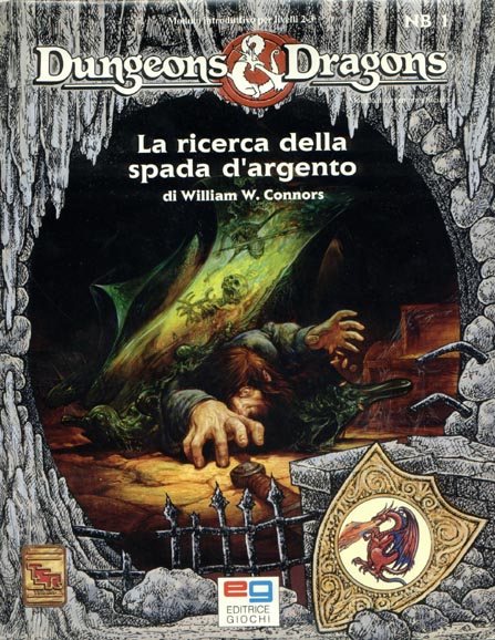 TSR Dungeons & Dragons Archive: Italian Dungeons & Dragons: NB1 La ricerca della spada d'argento