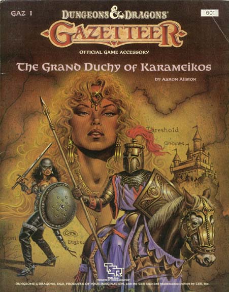 TSR Dungeons & Dragons Archive: Japanese Archive: GAZ1 Gazetteer: The Grand Duchy of Karameikos