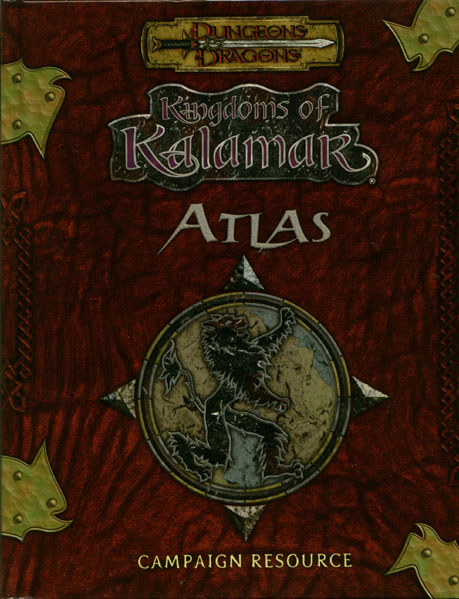 TSR Dungeons & Dragons Archive: Kingdoms of Kalamar: Atlas