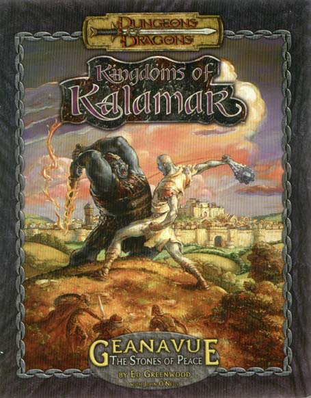 TSR Dungeons & Dragons Archive: Kingdoms of Kalamar: Geanavue: The Stones of Peace