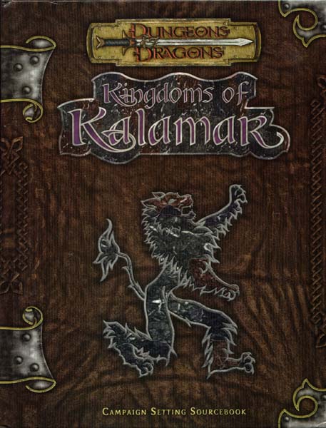 TSR Dungeons & Dragons Archive: Kingdoms of Kalamar: Kingdoms of Kalamar Campaign Setting Sourcebook