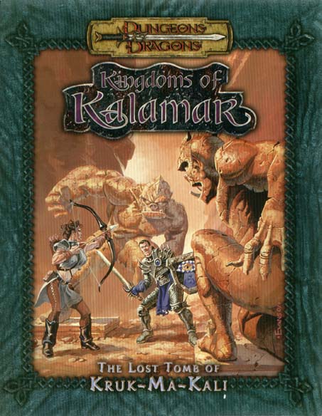 TSR Dungeons & Dragons Archive: Kingdoms of Kalamar: The Lost Tomb of Kruk-Ma-Kali