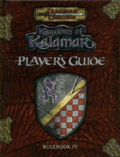 TSR Dungeons & Dragons Archive: Kingdoms of Kalamar: Player's Guide