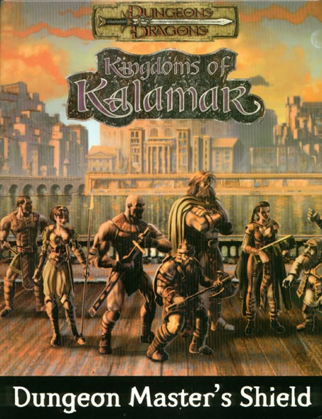 TSR Dungeons & Dragons Archive: Kingdoms of Kalamar: Dungeon Master's Shield