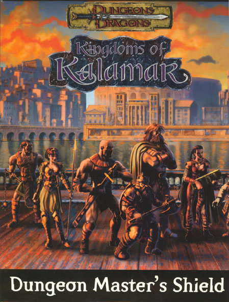 TSR Dungeons & Dragons Archive: Kingdoms of Kalamar: Dungeon Master's Shield (3.5 Edition)